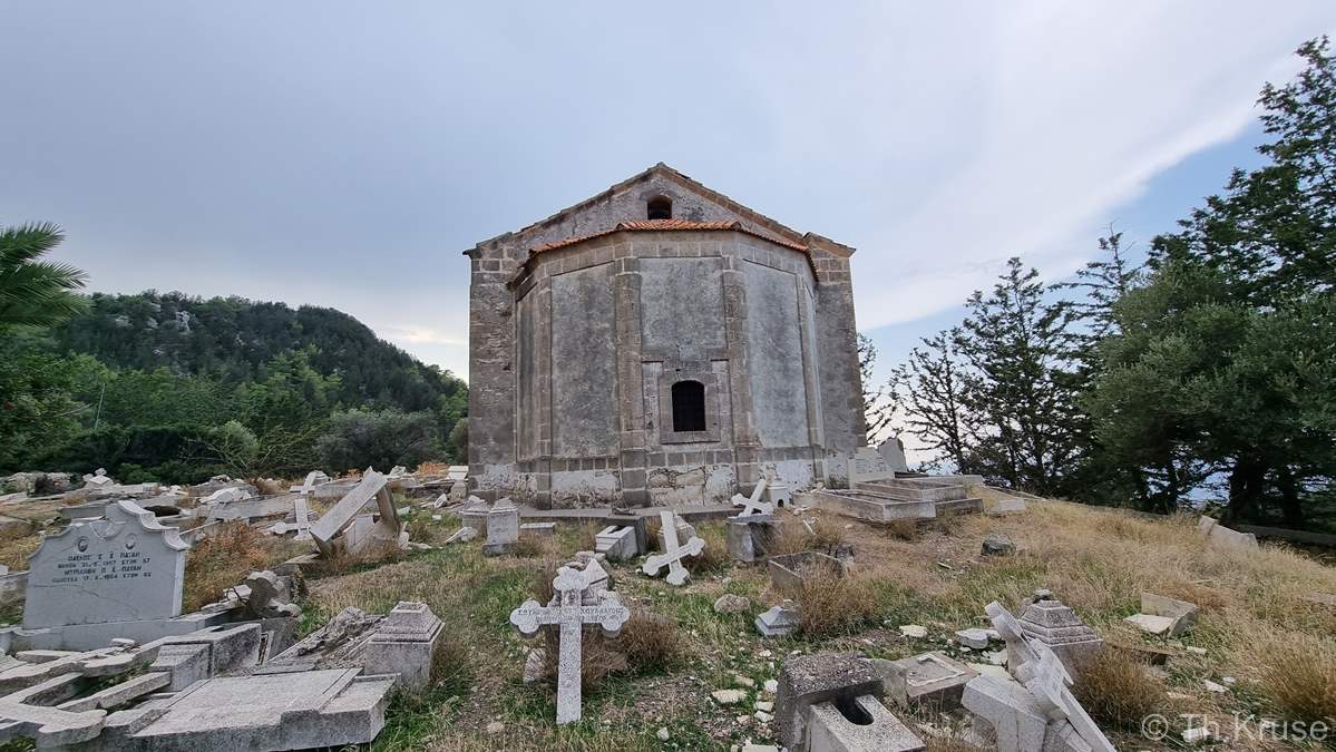 Παρεκκλήσι κοιμητηρίου Αγίας Βαρβάρας Ακανθού